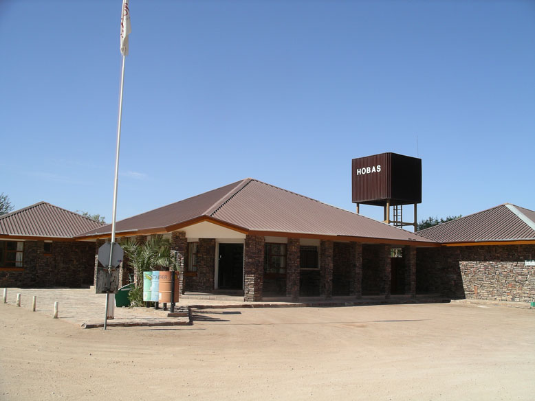 entrada al PN del rio Fish. Puerta de Hobas